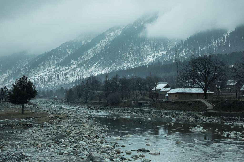 Shot from a Village in Kashmir