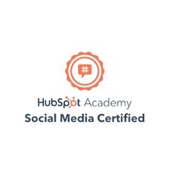 Hubspot Social Media Certified Marketer 