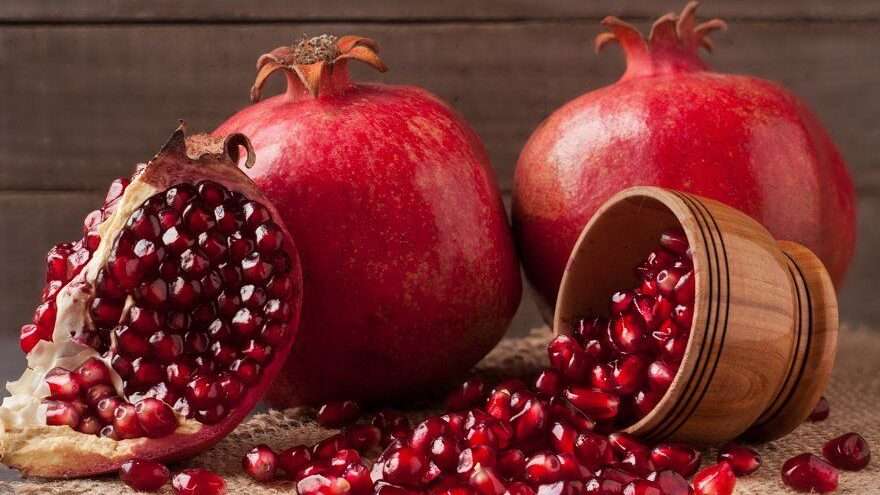 Pomegranates are mentioned in the Quran