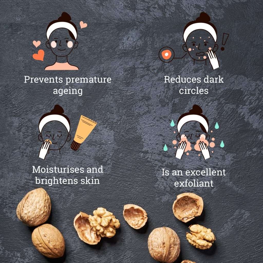Benefits of walnuts for skin by "Be Beautiful"